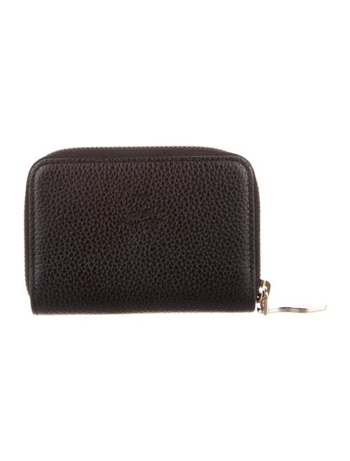Christian Louboutin Spike Accents Leather Coin Pouch