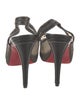 Christian Louboutin Mesh Mesh Accents Slingback Pumps