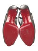 Christian Louboutin Mesh Mesh Accents Slingback Pumps