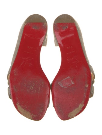 Christian Louboutin Canvas Sandals