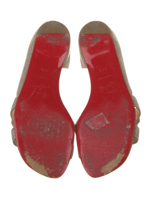 Christian Louboutin Canvas Sandals