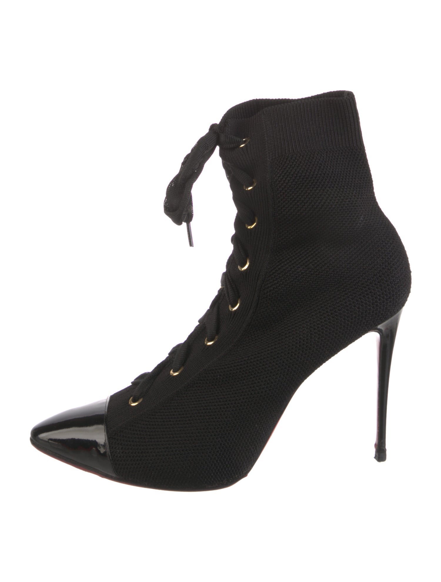 Christian Louboutin Leather Trim Embellishment Pumps