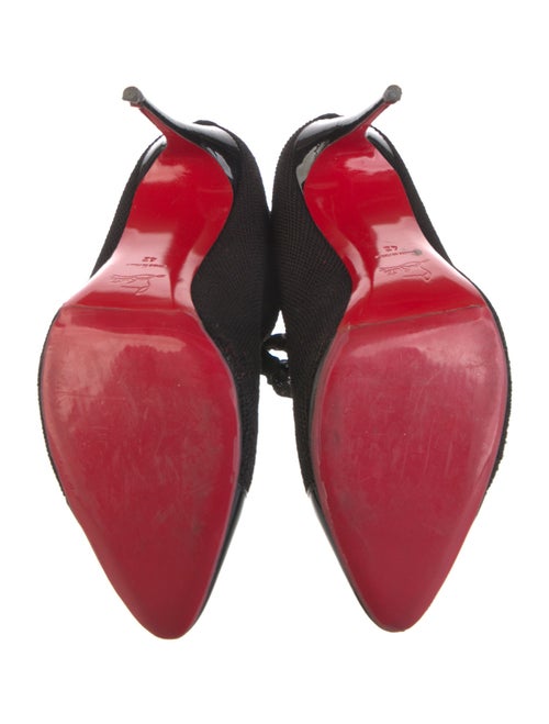Christian Louboutin Leather Trim Embellishment Pumps