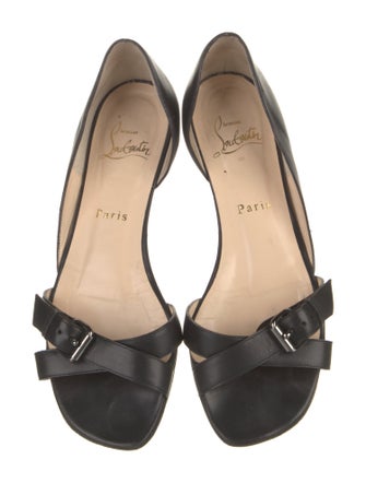 Christian Louboutin Leather Slides