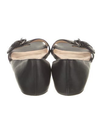 Christian Louboutin Leather Slides