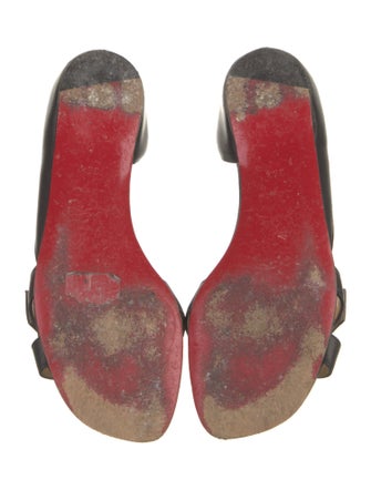 Christian Louboutin Leather Slides