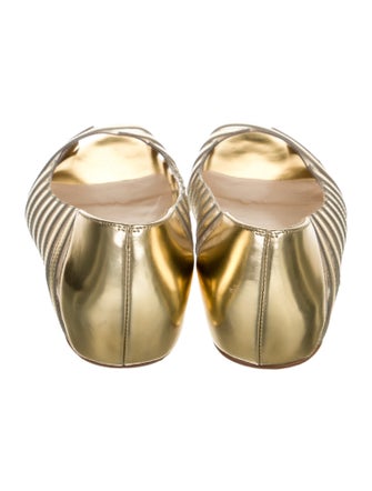 Christian Louboutin Leather Printed Flats