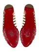 Christian Louboutin Leather Printed Flats