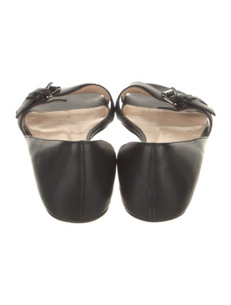 Christian Louboutin Leather Slides