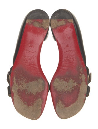 Christian Louboutin Leather Slides