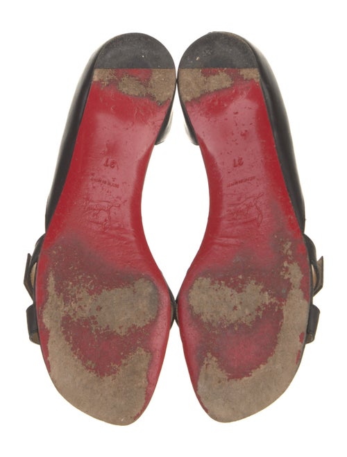 Christian Louboutin Leather Slides