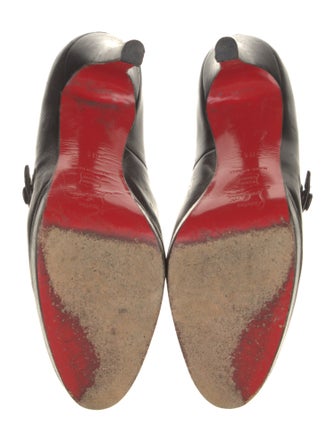 Christian Louboutin Leather T-Strap Pumps