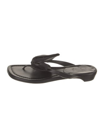 Christian Louboutin Leather Printed Slides