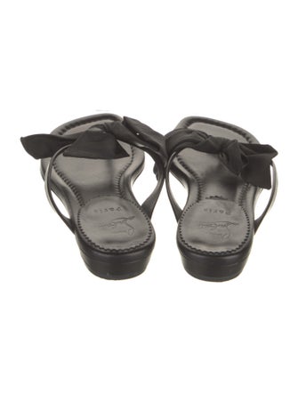 Christian Louboutin Leather Printed Slides