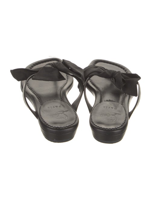 Christian Louboutin Leather Printed Slides