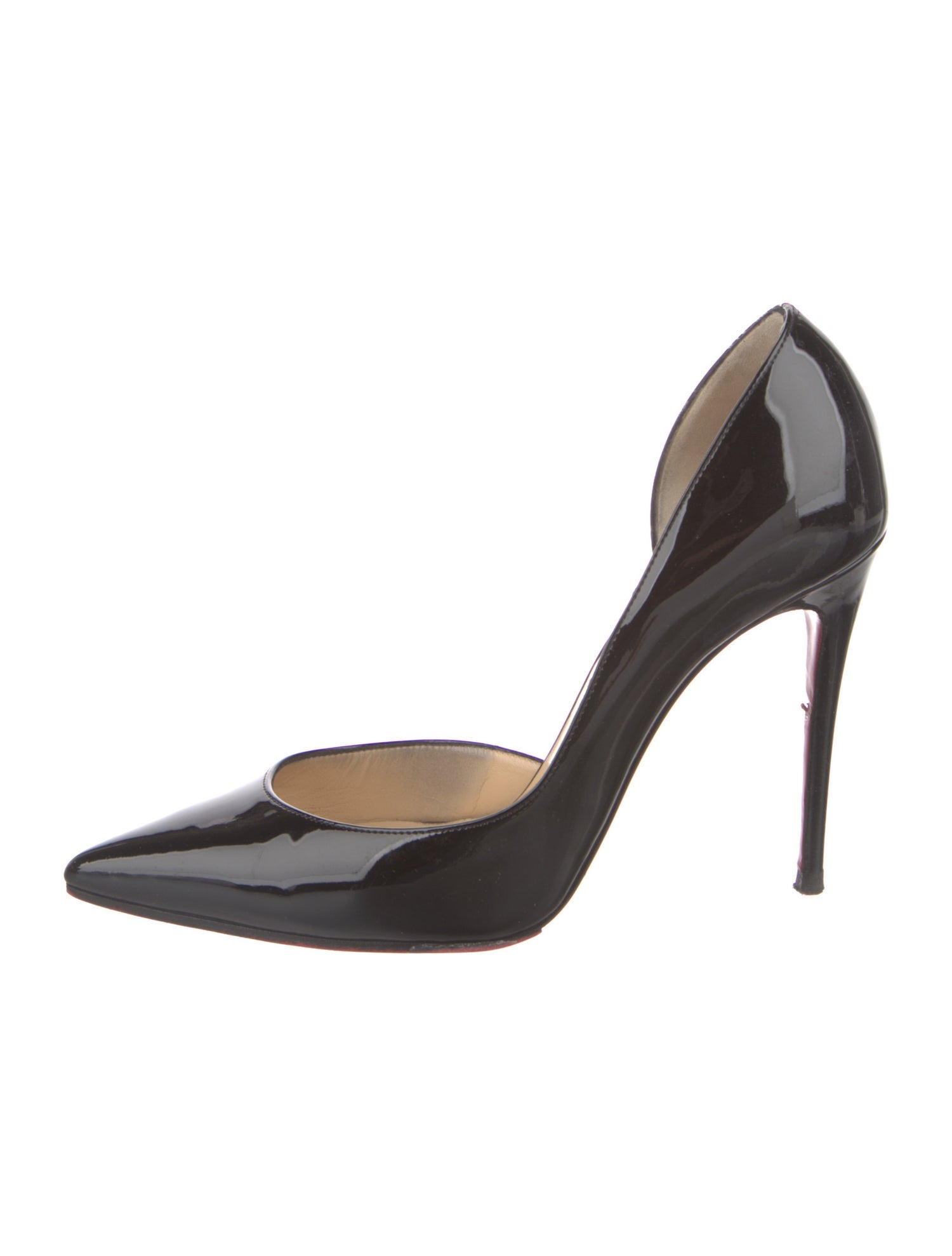 Christian Louboutin Patent Leather D'Orsay Pumps
