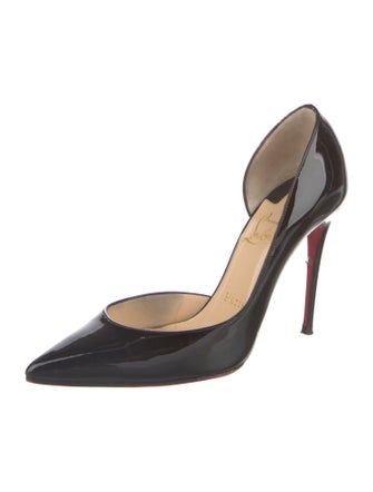Christian Louboutin Patent Leather D'Orsay Pumps