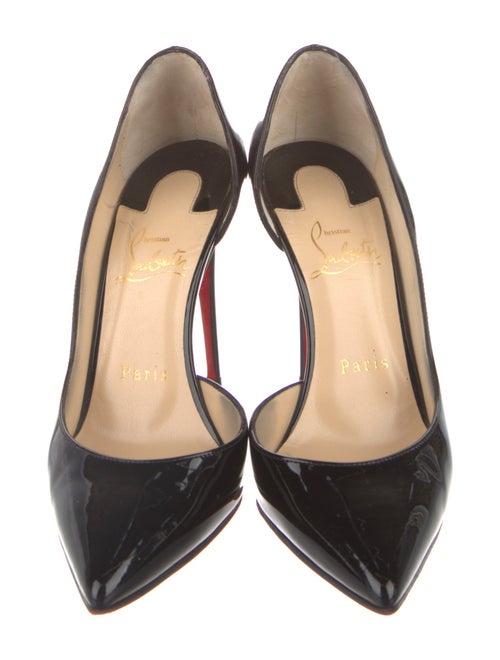 Christian Louboutin Patent Leather D'Orsay Pumps