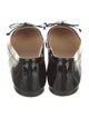 Christian Louboutin Patent Leather Bow Accents Ballet Flats