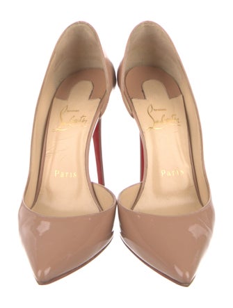 Christian Louboutin Patent Leather D'Orsay Pumps