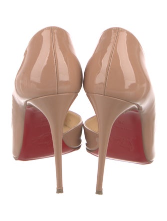 Christian Louboutin Patent Leather D'Orsay Pumps