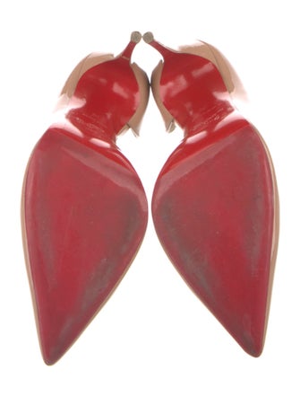 Christian Louboutin Patent Leather D'Orsay Pumps