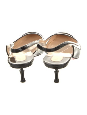 Christian Louboutin Patent Leather Slingback Pumps