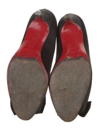 Christian Louboutin Satin Pumps