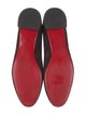 Christian Louboutin Suede Bow Accents Ballet Flats