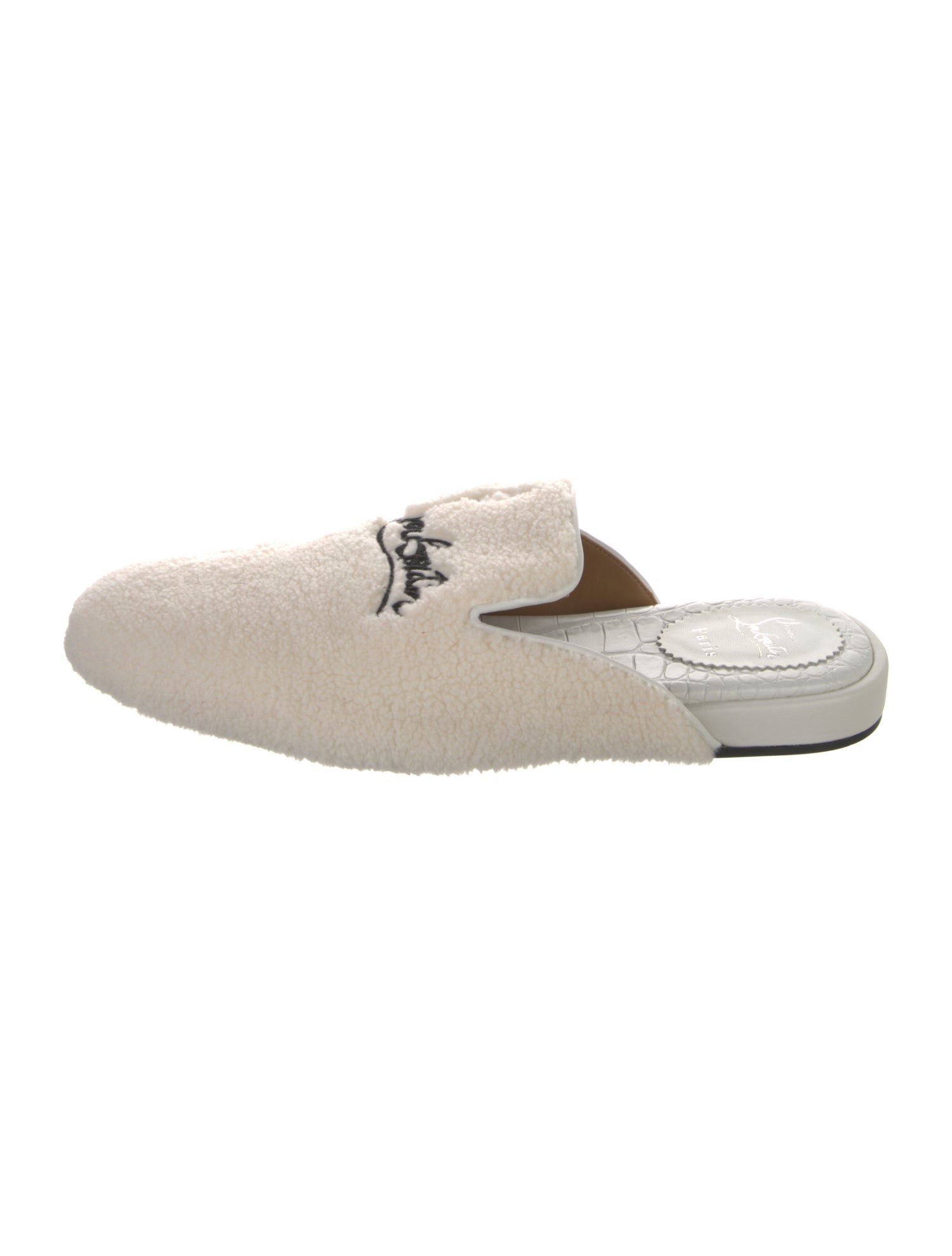 Christian Louboutin Coolito Shearling Slippers