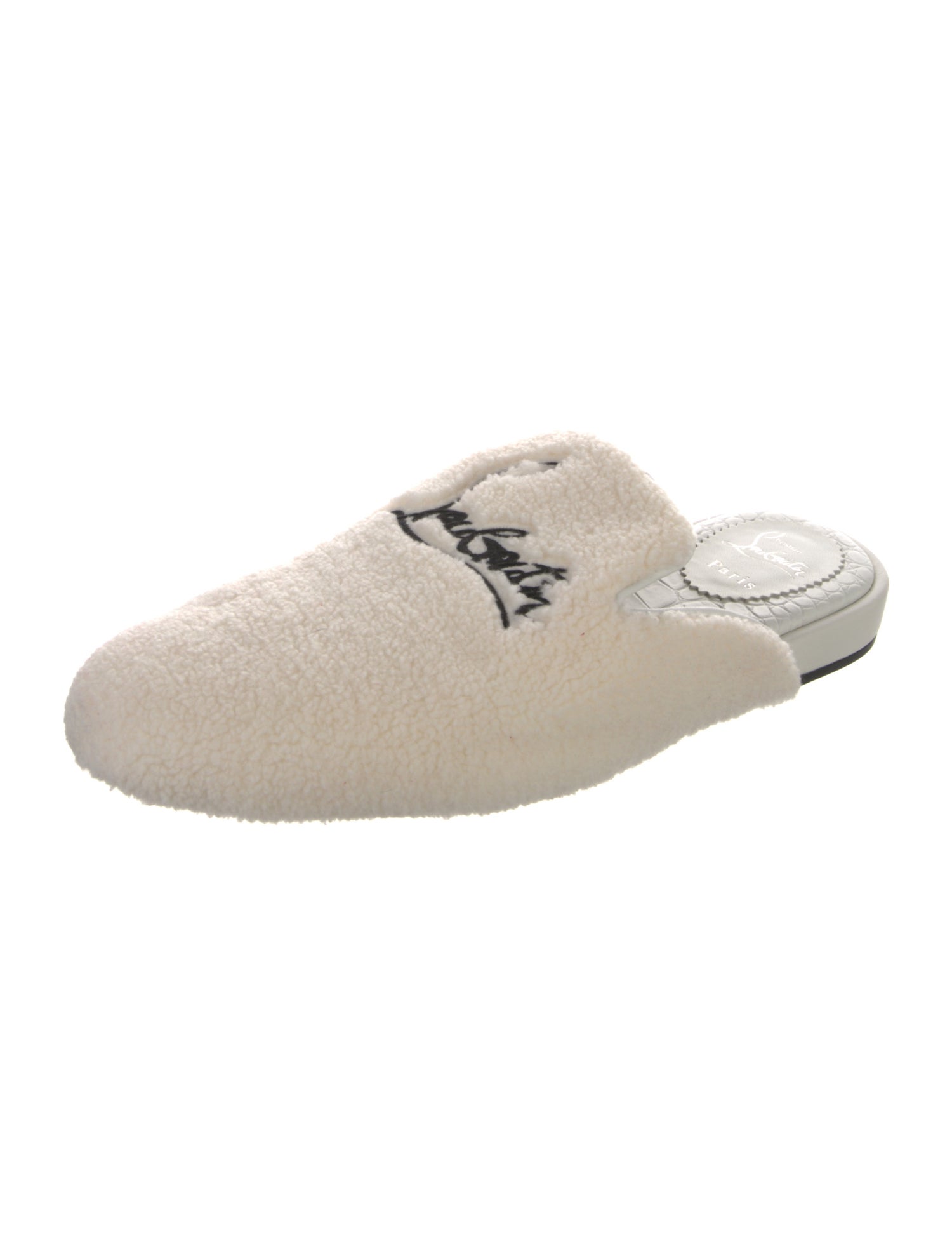 Christian Louboutin Coolito Shearling Slippers