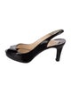 Christian Louboutin Patent Leather Slingback Pumps