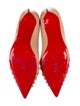Christian Louboutin Spike Accents Leather Pumps
