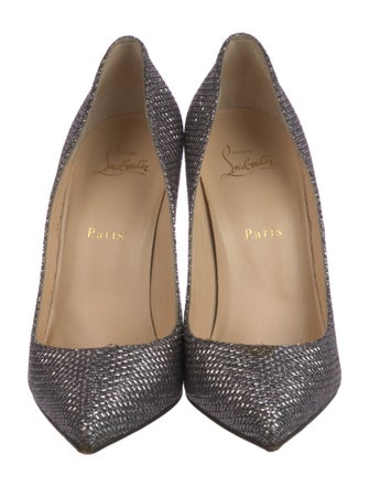 Christian Louboutin Glitter Glitter Accents Pumps
