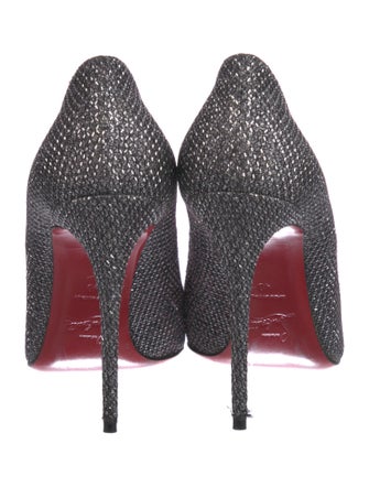 Christian Louboutin Glitter Glitter Accents Pumps