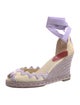 Christian Louboutin Canvas Colorblock Pattern Espadrilles