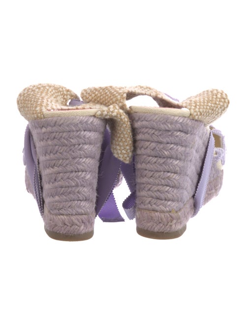 Christian Louboutin Canvas Colorblock Pattern Espadrilles