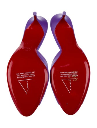Christian Louboutin Leather Slides