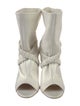 Christian Louboutin Leather Cutout Accent Moto Boots