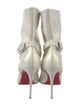 Christian Louboutin Leather Cutout Accent Moto Boots