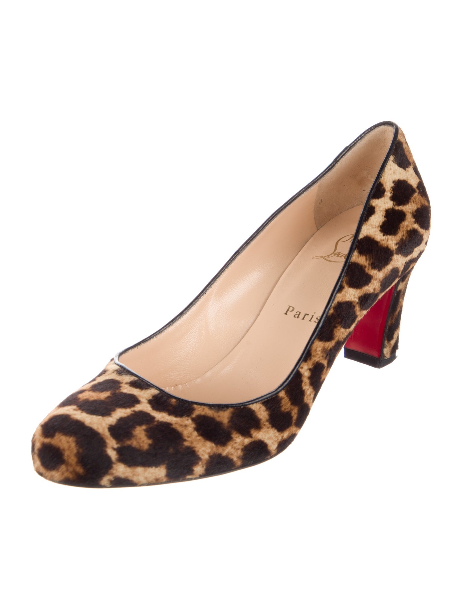 Christian Louboutin Ponyhair Animal Print Pumps