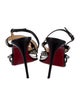 Christian Louboutin Leather Studded Accents Sandals
