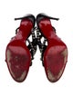Christian Louboutin Leather Studded Accents Sandals