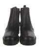 Christian Louboutin Spike Accents Leather Chelsea Boots