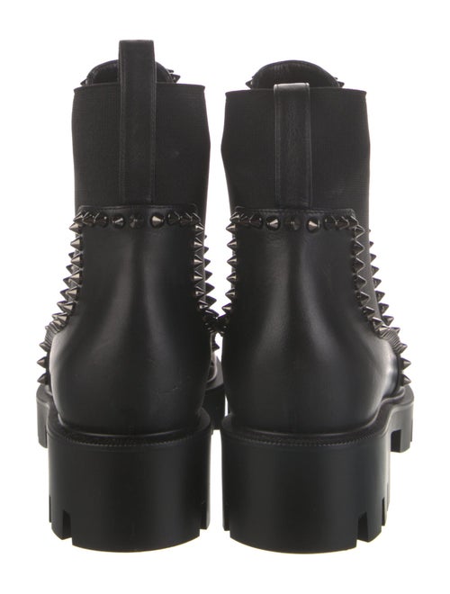 Christian Louboutin Spike Accents Leather Chelsea Boots