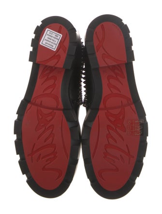 Christian Louboutin Spike Accents Leather Chelsea Boots