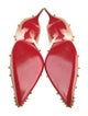 Christian Louboutin Spike Accents Leather Pumps