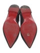 Christian Louboutin Spike Accents Leather Flats
