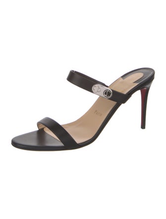 Christian Louboutin Leather Slides
