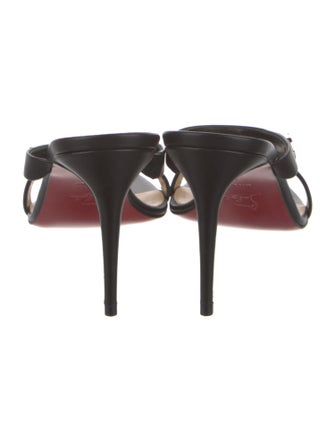 Christian Louboutin Leather Slides